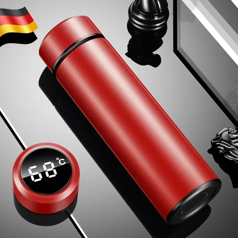 Insulated Stainless Steel Temperature Display Thermos