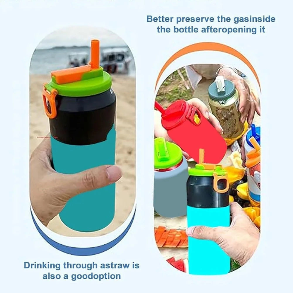 Reusable Silicone Soda Can Lids