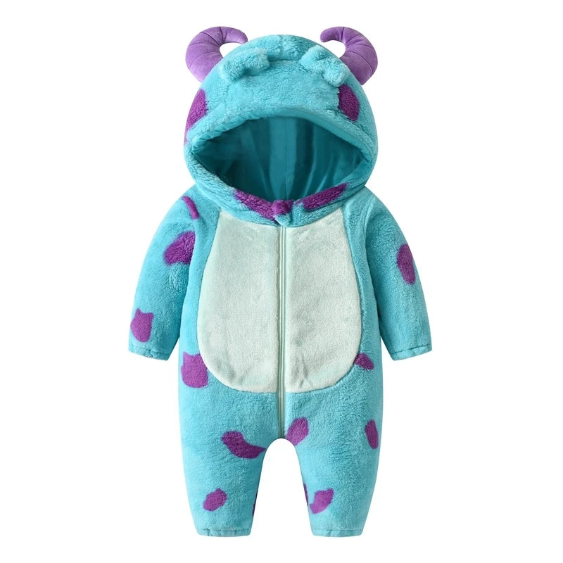 Hooded Fleece Baby Snowsuit